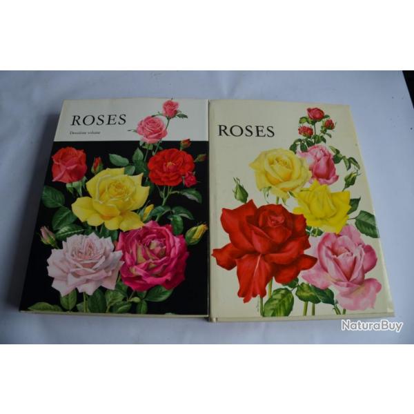 2 Livres sur les Roses Eric Bois / Anne-Marie Trechslin 1967
