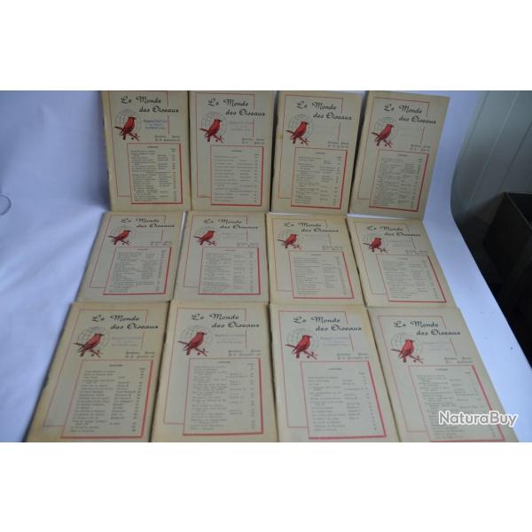 Le monde des oiseaux revue mensuel 16 me anne complte 1960/61