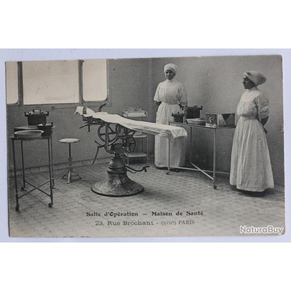 CPA Salle d'Opration Maison de Sant Paris Rue Brochant Mdecine
