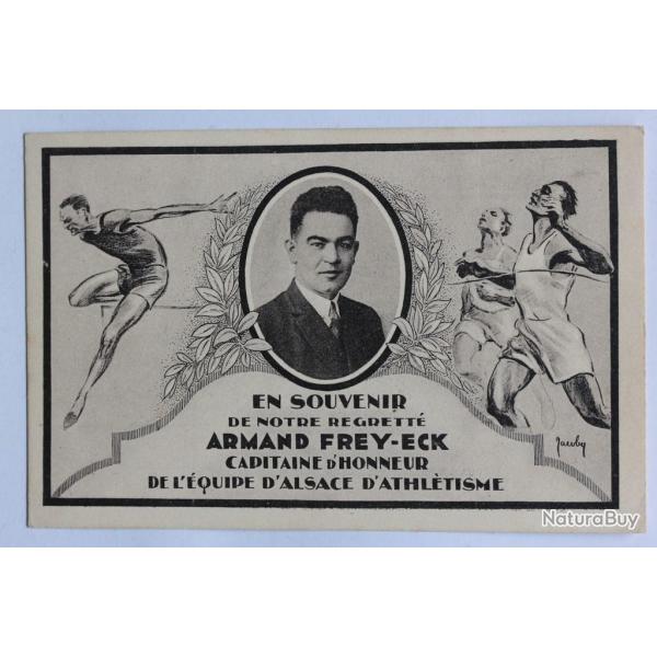 CPA Souvenir Armand Frey-eck Capitaine quipe d'Alsace d'Athltisme