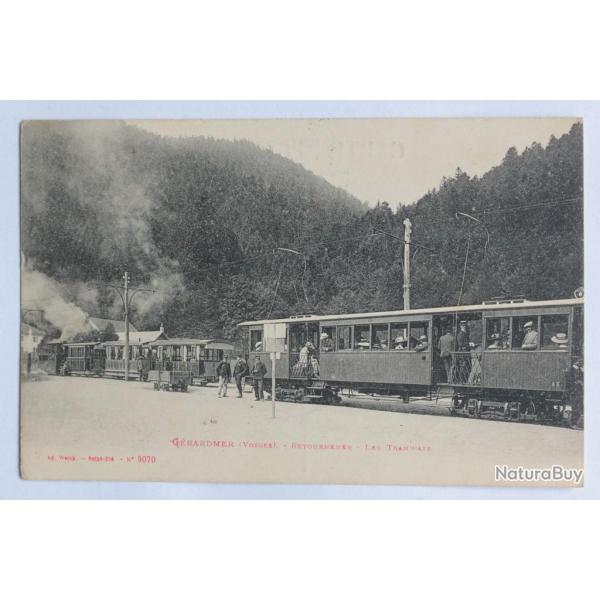 CPA Vosges Grardmer Retournemer Les Tramways