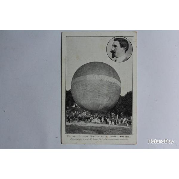 CPA Ballons Sphriques du Petit Journal pilote Leprince