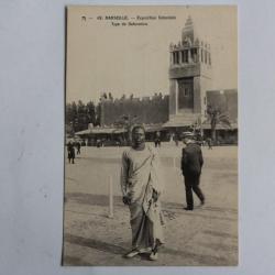 CPA Marseille Exposition coloniale Type de Dahoméen
