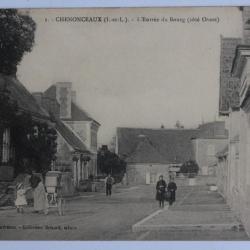 CPA Indre-et-Loire Chenonceaux L'entrée du Bourg