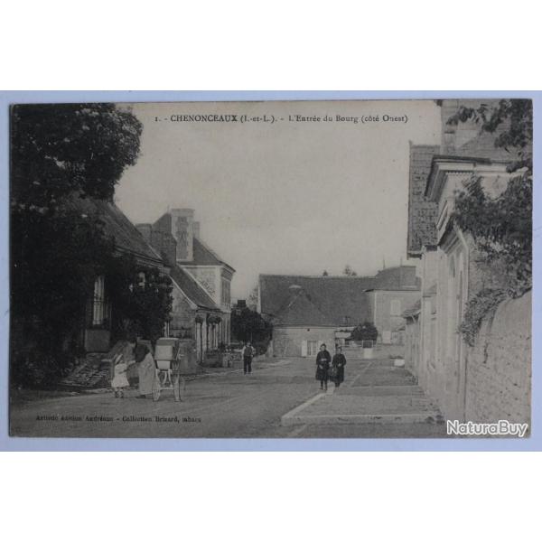 CPA Indre-et-Loire Chenonceaux L'entre du Bourg