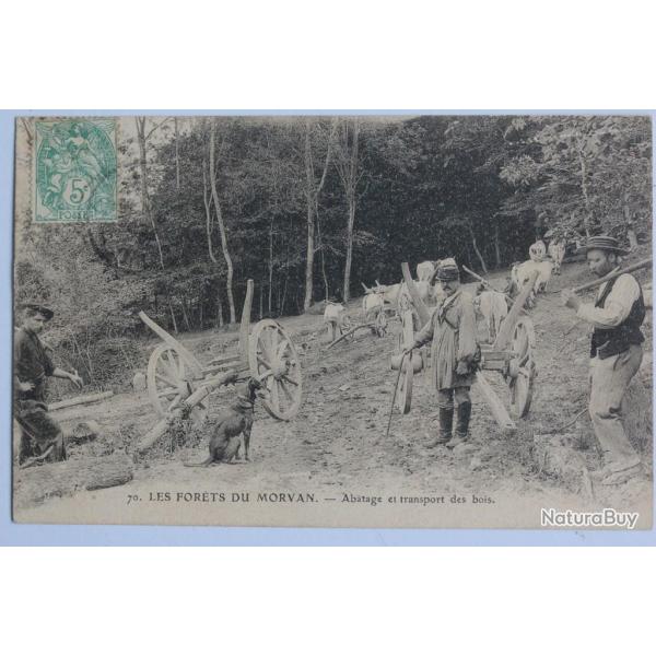 CPA Les Forts du Morvan Abatage et transport des bois