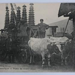 CPA Ain Matériel électrique Poste de Cize