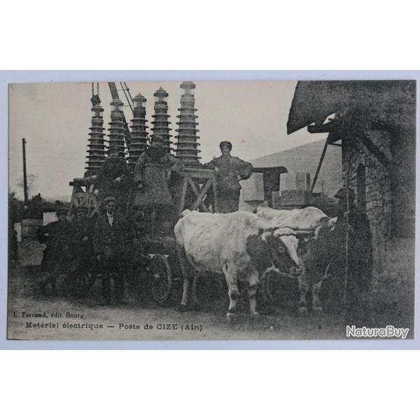 CPA Ain Matriel lectrique Poste de Cize