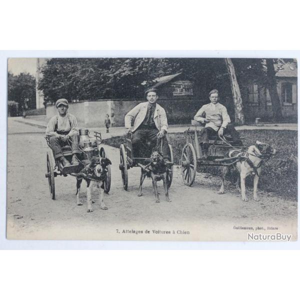 CPA Loiret Attelages de voitures  chien Guillemeau Briare