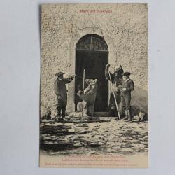 CPA Pyrénées Montreur d'ours Inventaire de Cominac Oussaliers