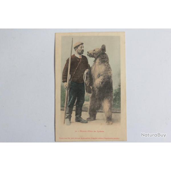 CPA Montreur d'ours leveur d'Ours des Pyrnes