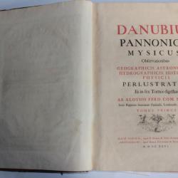 Danubius Pannonico-Mysicus 1726 Armes baron Bonnier de la Mosson