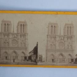 Photographie Vue stéréo Cathédrale Notre-Dame de Paris