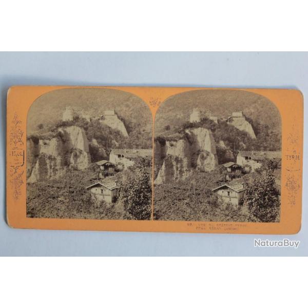 Photographie Vue stro Chteau Tyrol prs Mran Italie