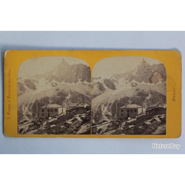 Photographie Vue stro Montanvert et aiguille du Dru Mont-Blanc