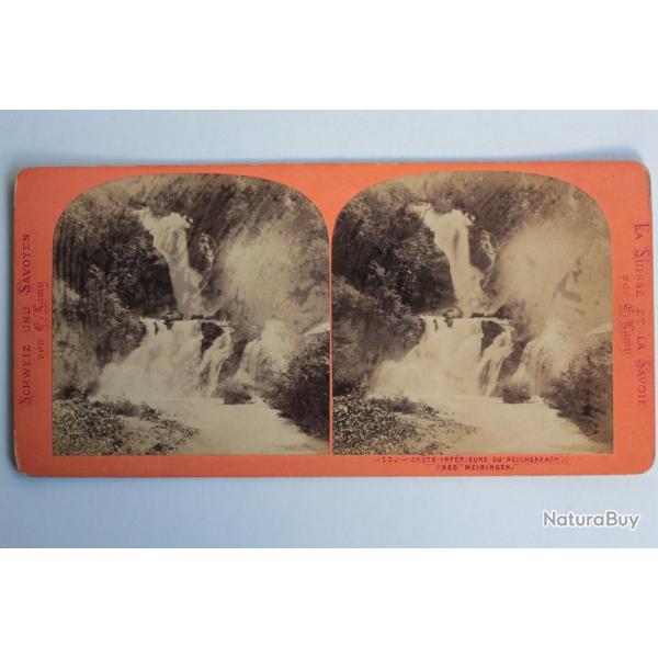 Photographie Vue stro Chute du Reichenbach Suisse