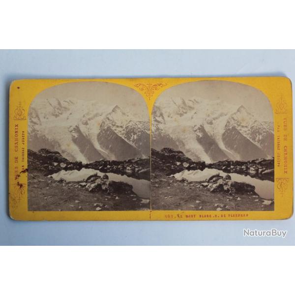 Photographie Vue stro Le Mont-Blanc vue de Planpras Chamonix