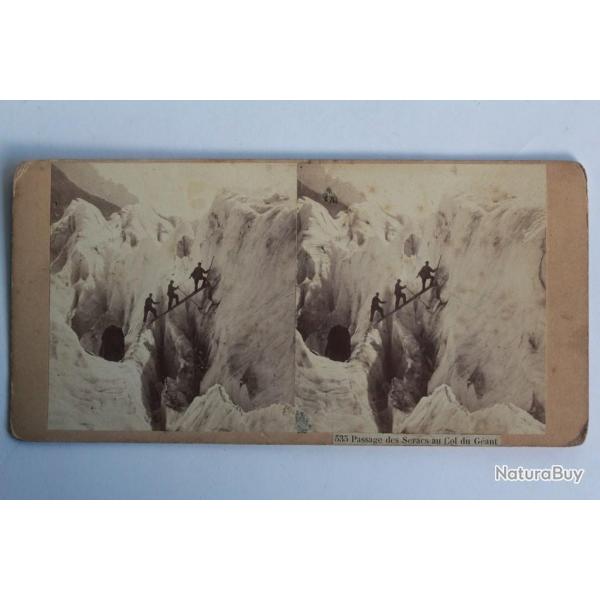 Photographie Vue stro Passage des Sracs au Col du Gant Mont-Blanc