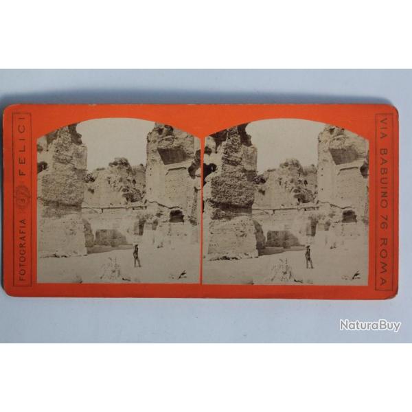 Photographie Vue stro Thermes de Caracalla Italie