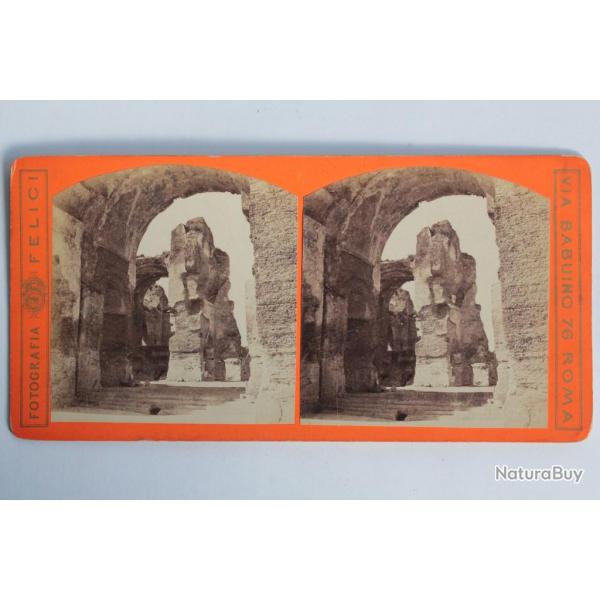 Photographie Vue stro Thermes de Caracalla Italie