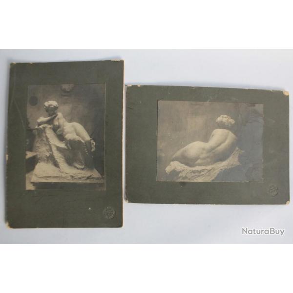 Photographies argentiques Italo Pacchioni Italie Sculpture femme nue