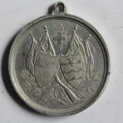Médaille Souvenir Tir cantonal vaudois Yverdon Suisse 1880