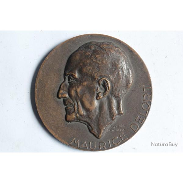 Mdaille Maurice Delort Mdecin par Raymond Delamarre 1955