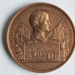 Médaille Bonaparte premier Consul Bataille de Marengo