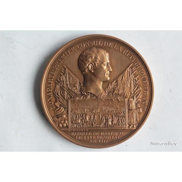 Mdaille Bonaparte premier Consul Bataille de Marengo