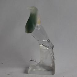 DAUM France pâte de verre Oiseau Échassier