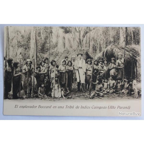 CPA Explorador Boccard Tribu de Indios Cainguas Alto Paran Paraguay