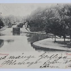 CPA Suède Nya Slussarne Trollhältan