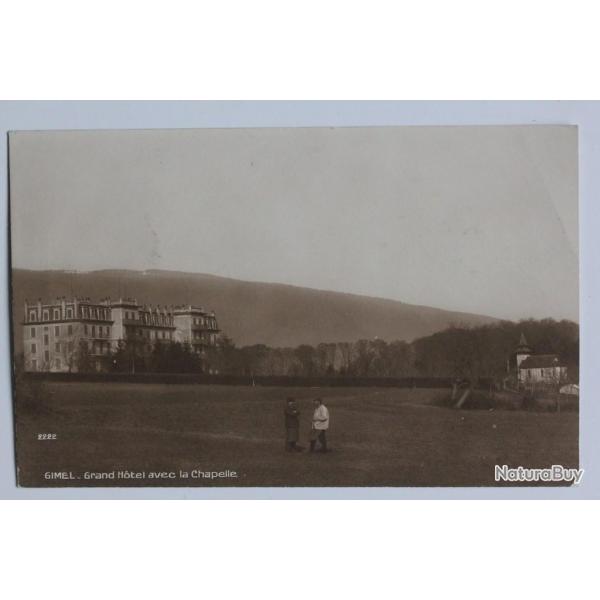 CPA Suisse Gimel Grand htel avec la Chapelle