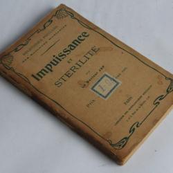 Livre Impuissance et stérilité Docteur Jaf Connaissances médicales