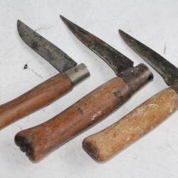 OPINEL Trois couteaux anciens