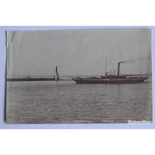 Ancienne photographie Genve Port Guillaume Tell II Lac Lman Suisse