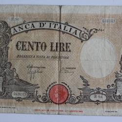 Billet 100 Lire Italie type 1943