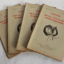 L'oiseau et la revue française d'ornithologie 1952