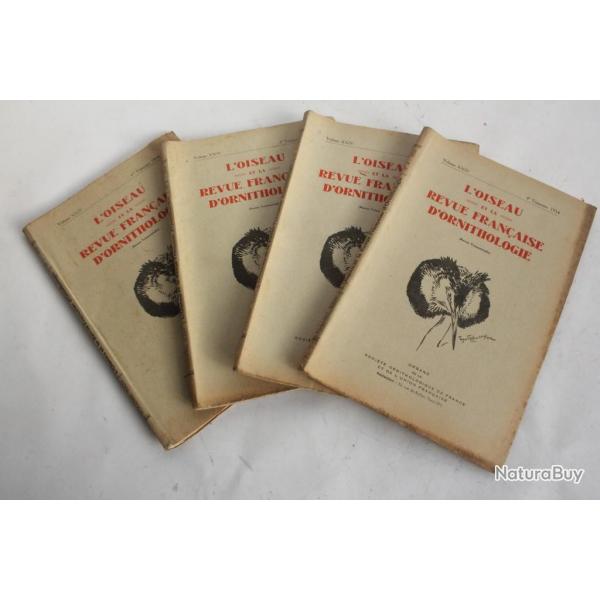 L'oiseau et la revue franaise d'ornithologie 1954