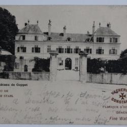 CPA Suisse Château de Coppet Vacheron & Constantin Montre Horlogerie