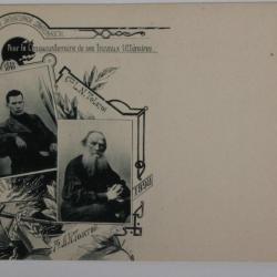 CPA Russie Léon Tolstoï Cinquantenaire travaux littéraires 1848 - 1898