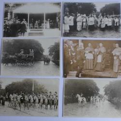Cartes photos Procession Congrès eucharistique Vienne 1912 Autriche