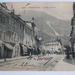 CPA Bonneville La Rue du Pont Haute-Savoie