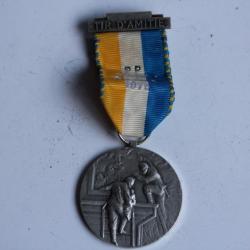 Médaille de tir Tir d'amitié 1975 PP Zürich - Genève Suisse Pompier