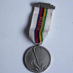 Médaille de tir Tir d'amitié 1977 Suisse Pompier