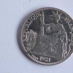 Monnaie argent 10 centimes 1921 Indo - Chine Française