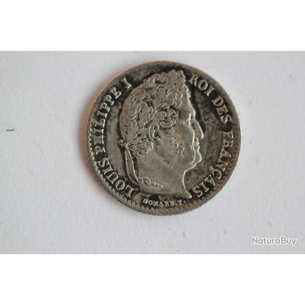 Monnaie argent 1/4 de Franc Louis Philippe 1833 A TTB