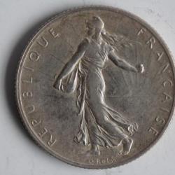 Monnaie argent 2 Francs Semeuse 1912