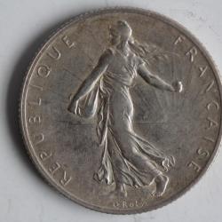 Monnaie argent 2 Francs Semeuse 1912