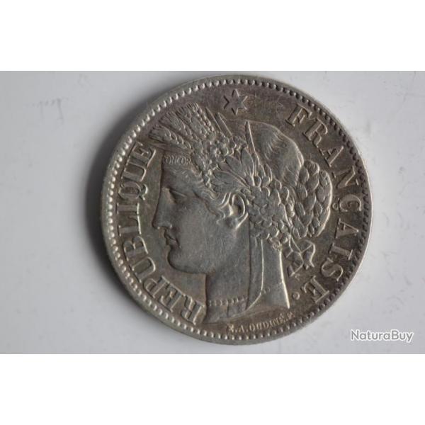 Monnaie argent 2 Francs Crs 1887 A